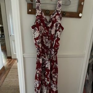 Xhilaration Floral Jumpsuit